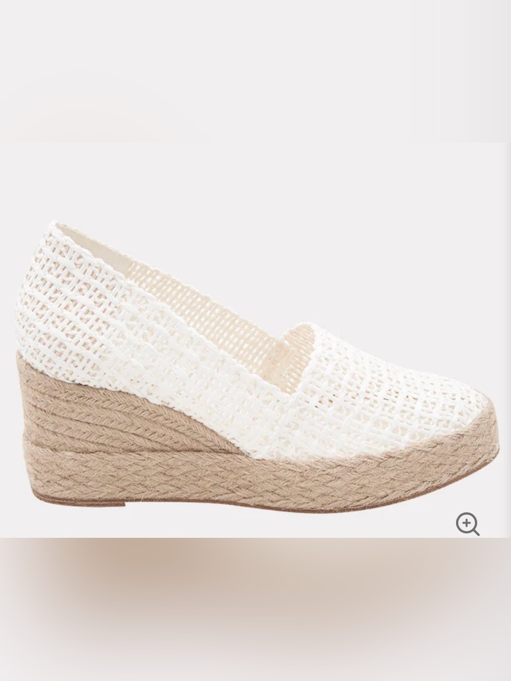 Andre Assous PATTI WOVEN RAFFIA ESPADRILLE WEDGE NWOT